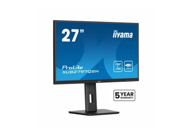 Iiyama Design	3-side borderlessDiagonal	27", 68.5cmPanel	IPS Panel Technology LED, matte finishNative resolution	2560 x 1440 @100Hz (3.7 megapixel QHD)Aspect ratio	16:9Panel brightness	300 cd/m²Static contrast	1300:1Advanced contrast	80M:1Response t