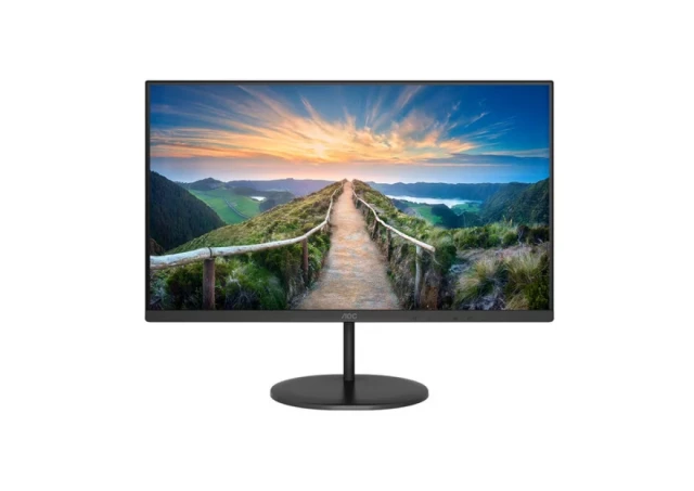 AOC Monitor LED U27V4EA 27" 4K, 3840x2160, IPS, 1000:1, 20M:1, 4 ms, 60Hz, HDMI, DP, Speakers, Adaptive Sync, Tilt, 3y