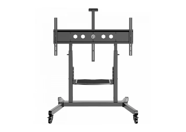 ONKRON Mobile TV Stand Rolling TV Cart for 50 to 100-Inch Screens up to 120 kg, black