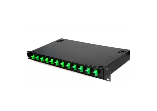 Exeshop Optički patch panel ExeLink sa 12 conectora SC/APC za rek orman