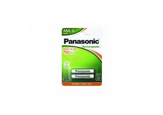PANASONIC baterije HHR-4MVE/2BD - 2×AAA punjive 750mAh