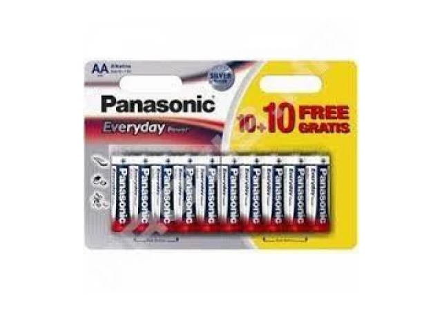 PANASONIC baterije LR6EPS/20BW-AA 20 kom Alkalne Everyday