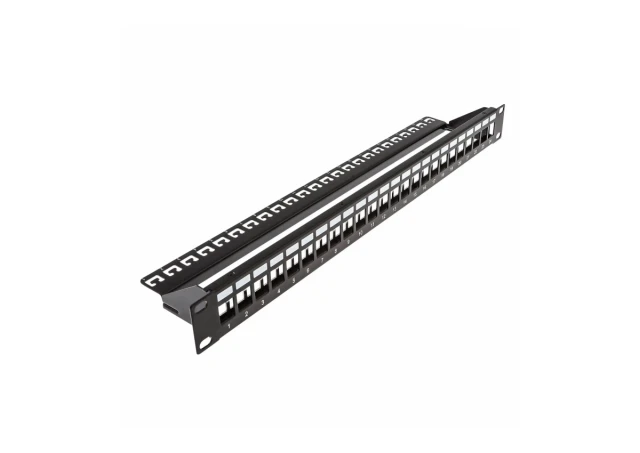 Netiks Patch panel modularni shielded 19/1U sa 24 slota za STP/UTP module SKP-24-1U