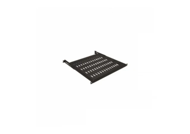Polica fiksna 800mm rack kačenje na 4 tačke/podesivi zadnji držači Mirsan 19/1U crna MR.SBR80.01_YK