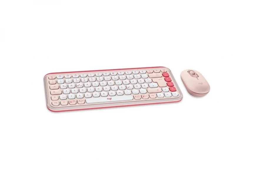 LOGITECH POP Icon Combo US tastatura rose 