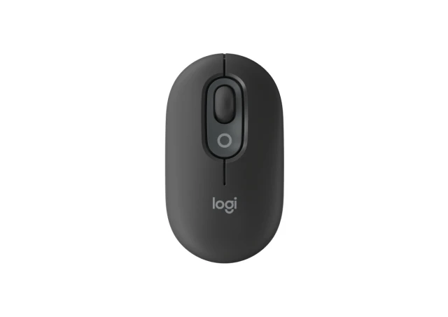 LOGITECH Pop Mouse with Emoji, graphite miš