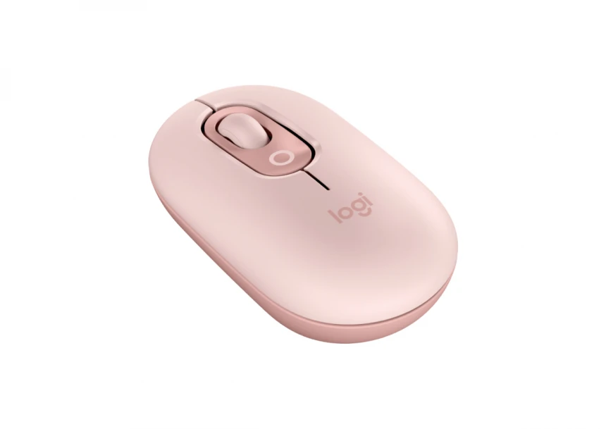 LOGITECH Pop Mouse with Emoji, Rose miš