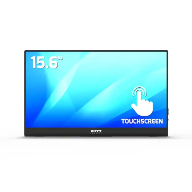 Portable monitor 15.6 Port Designs 902101T Touchscreen 1920x1080/IPS/HDMI/USB-A/USB-C/3.5mm/HDR