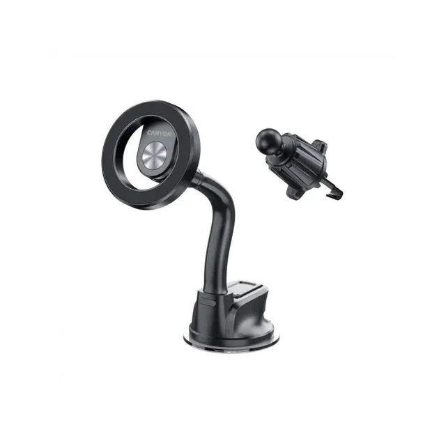 CANYON Magnetic car holder OnGrip 12 suction + air vent Black