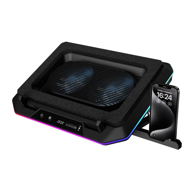 Postolje za laptop Gamdias Aether P1-9201 2x135mm/usb-c/usb-a
