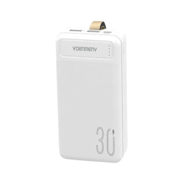 Power bank Denmen DP17 30000Mah 1xType C/2xUSB-A/1xMicro USB