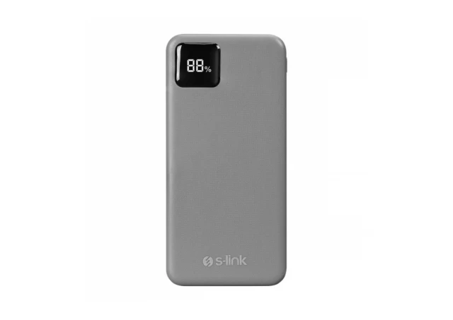Powerbank S-LINK G104 10000mAh LCD/sivi
