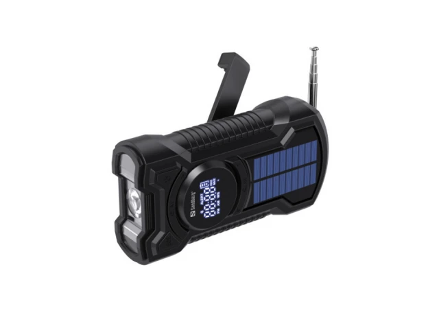 Powerbank Sandberg AIO 421-03 radio/zvučnik/solarni punjač/5000mAh