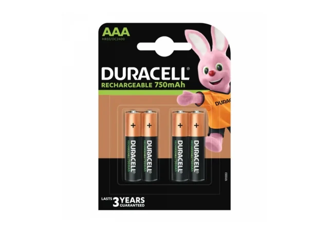 Punjiva baterija Duracell AAA 750mAh(pak 4 kom)
