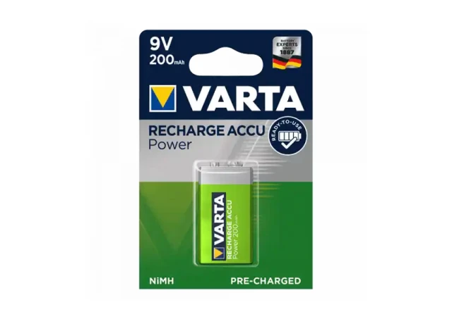 Punjiva baterija Varta 9V 200mAh