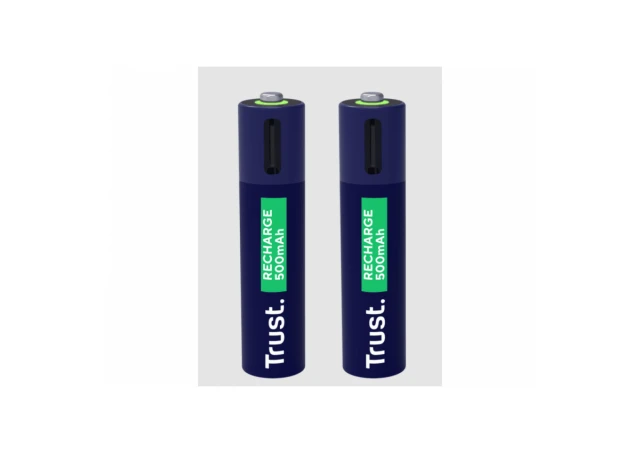 Punjive baterija TRUST USB-C  2P - AAA/2 kom/ crna