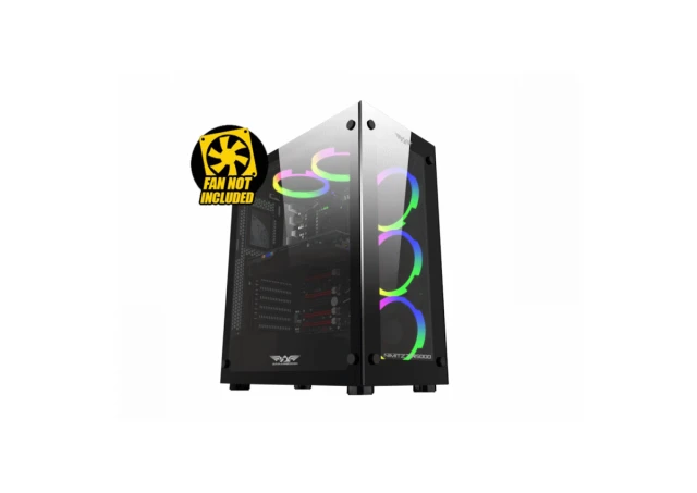 Računar Black PC  Ryzen 5 5500/B450/16GB/480GB/6600 #