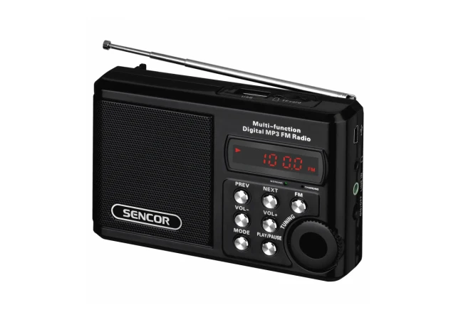 Radio SENCOR SRD 215 B USB/MP3 crni