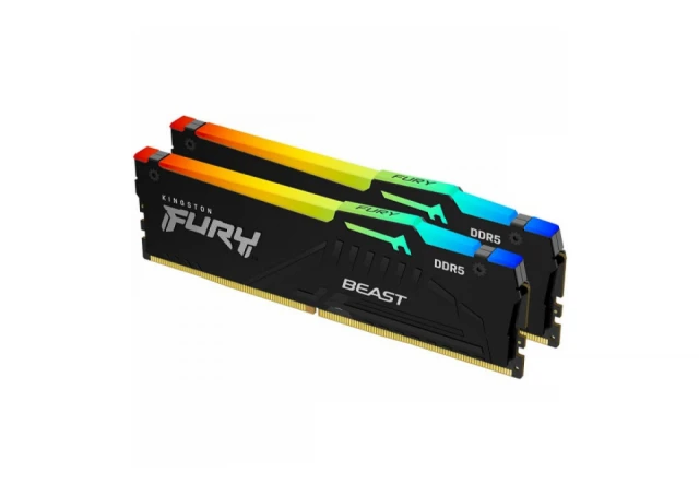 RAM DDR5 32GB (2x16GB) 6000MHz Kingston Fury Black RGB KF560C30BBAK2-32