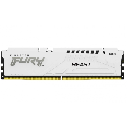 RAM DIMM DDR5 16GB 6000MT/s Kingston Fury Beast White KF560C36BWE2-16 w/Heatsink