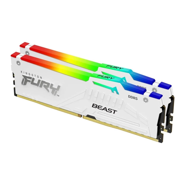 RAM DIMM DDR5 32GB (2x16) 6000MHz Kingston Fury Beast RGB, KF560C36BWE2AK2-32