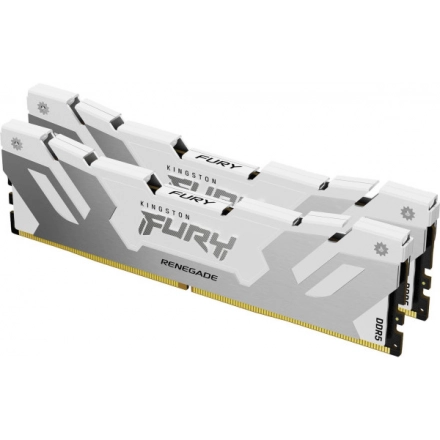 RAM DIMM DDR5 32GB (2x16GB) 6400MHz Kingston FURY Renegade White KF564C32RWK2-32