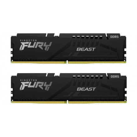 RAM DIMM DDR5 32GB (2x16GB) 6400MT/s Kingston Fury Beast Expo KF564C32BBEK2-32