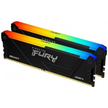 RAM DDR4 Kingston 32GB 2x16GB Kit PC3600 KF436C18BB2AK2/32 Fury Beast RGB