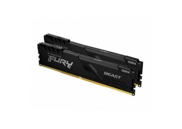 Memorija KINGSTON 16GB(2x8GB)/DIMM/DDR4/3200GHz/CL16/FURY Beast RGB