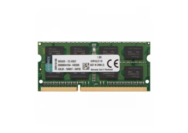 Memorija KINGSTON KVR16LS11 8/8GB/SODIMM/DDR3/1600MHz/crna