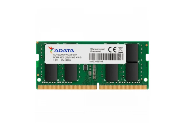 ADATA RAM SODIMM DDR4 16GB 3200MHz A-DATA AD4S320016G22-SGN