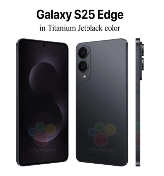 Samsung Galaxy S25 Edge S937 5G Dual Sim 12GB RAM 256GB - Titanium Jetblack