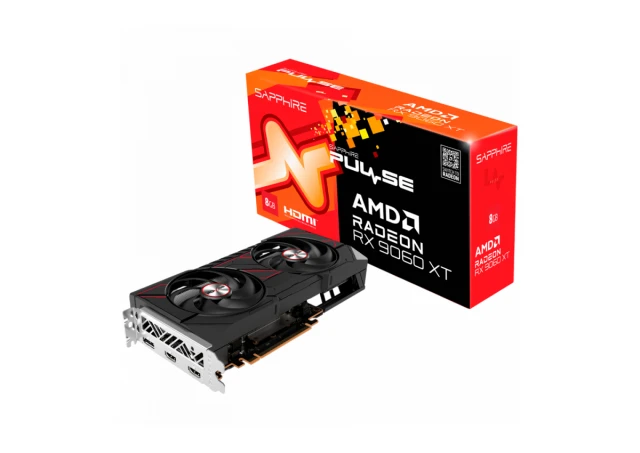 SAPPHIRE PULSE AMD RADEON RX 9060 XT GAMING OC 8GB DUAL HDMI / DP