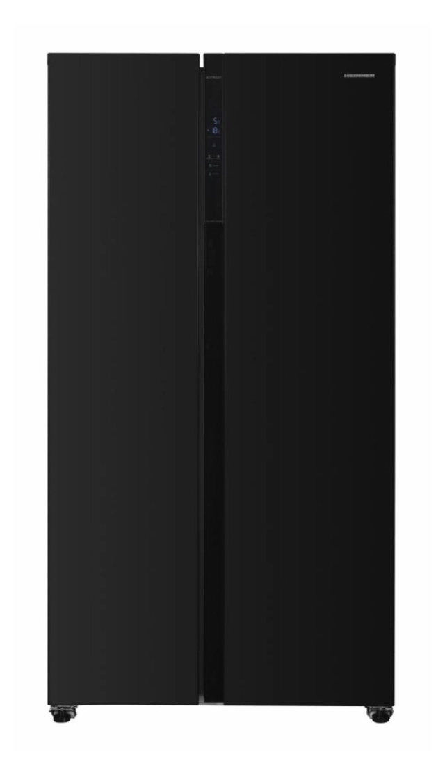 SBS frižider HEINNER HSBS-H442NFBKE++  442l/NoFrost/90x177/Inverter/crni