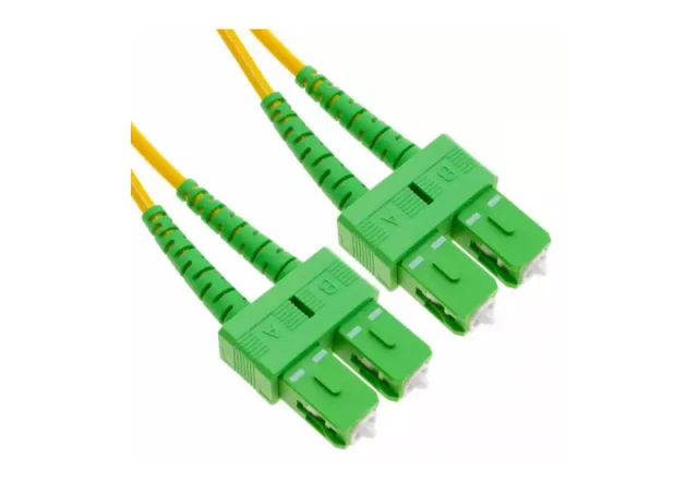 Netiks SC-APC / SC-APC singlemode duplex fiber adapter, APC (angle-polished connectors)