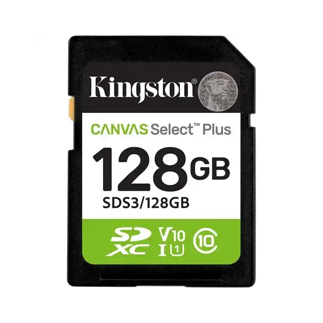 SD Card 128GB Kingston Canvas Select Plus SDR3/128GB