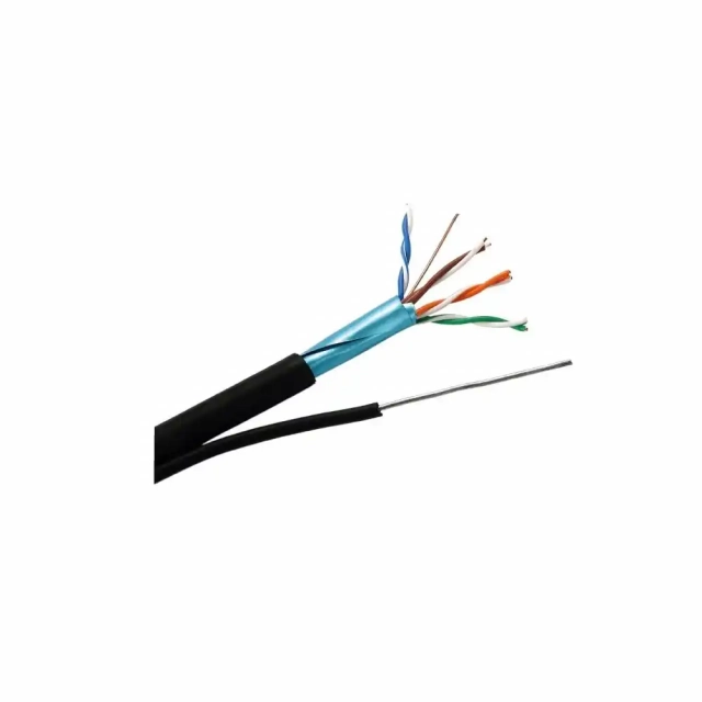 Netiks SFTP eksterni samonoseći kabl kat. 6A sa čeličnom žicom (outdoor) testiran do 500MHz za 10GBase-T