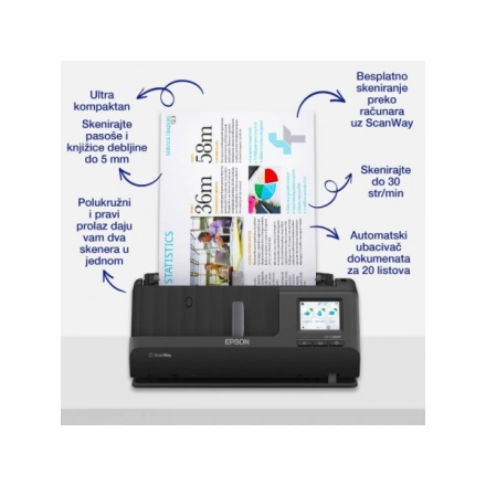 Skener A4 EPSON ES-C380W A4 Wi-Fi