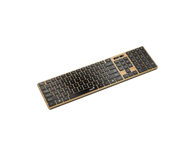 GENIUS SlimStar 7250BT, AI, Pine Wood YU wireless tastatura