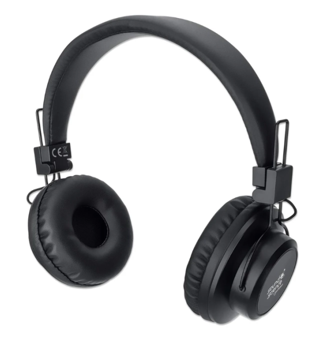 Slušalice sa mikrofonom Manhattan Sound Science 165389 Bluetooth crne