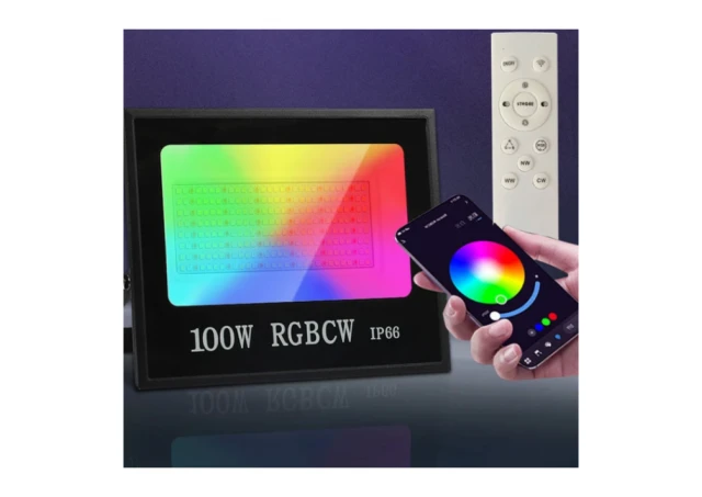 MVAVA SMART LED REFLEKTOR 100W 10000lm 4000K CRNI