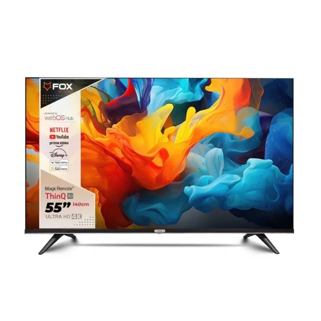 SMART LED TV 55 FOX 55WOS626D 3840x2160/4K/DVB-T2/Bluetooth/WiFi/Magic Remote/Frameless/webOS