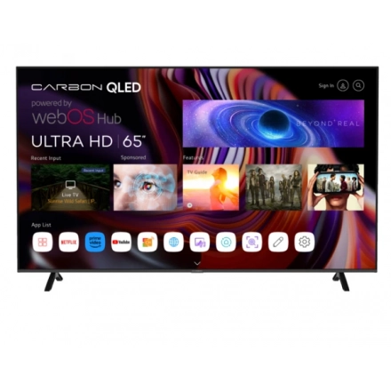 SMART QLED TV 65 Carbon 65QLED4KSW 3840x2160/4K/DVB-T2/Bluetooth/WiFi/Magic Remote/Frameless/webOS