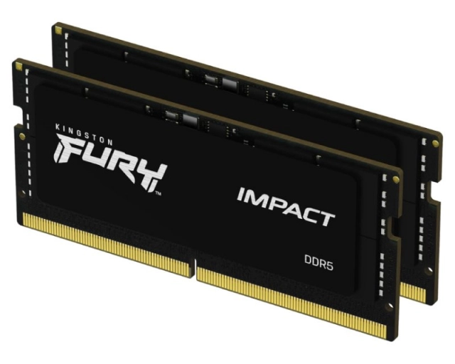 KINGSTON SODIMM DDR5 64GB (2x32GB kit) 5600MT/s KF556S40IBK2-64 FURY Impact Black 