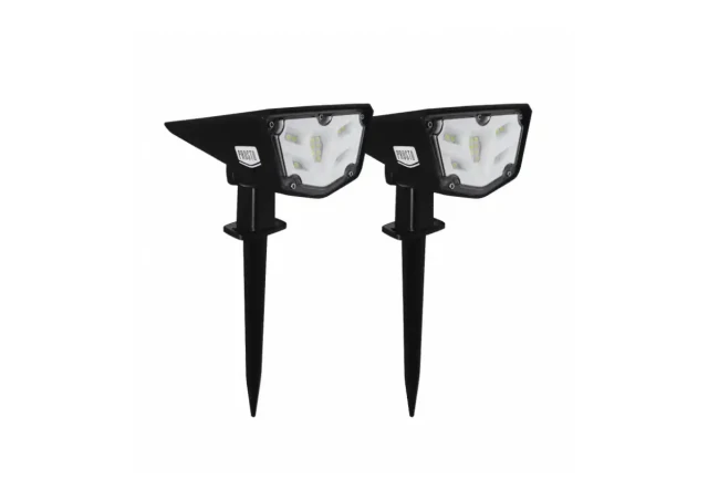 Solarna bastenska LED lampa PROSTO MX6101 3W/2kom u pak/100lm/podesiv nagib