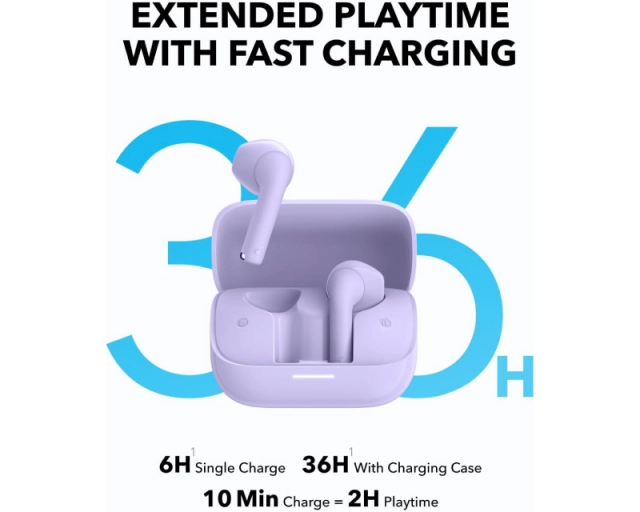 ANKER Soundcore K20i TWS BT bubice sa mikrofonom ljubičaste 