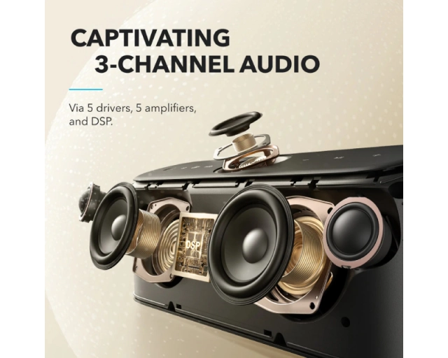 ANKER Soundcore Motion X600 50W prenosivi bluetooth IPX7 zvučnik plavi