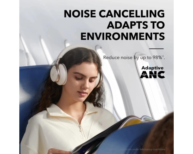 ANKER Soundcore Space One ANC BT slušalice bele 