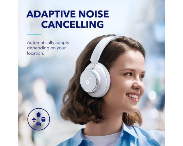 ANKER Soundcore Space Q45 ANC BT slušalice bele 