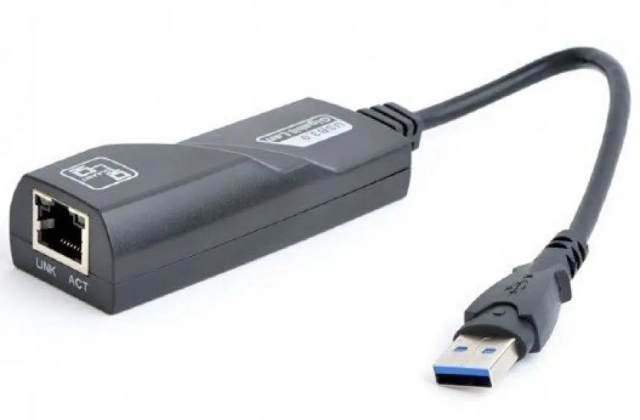 Adapter GEMBIRD NIC-U3-02 USB 3.0 to Fast Ethernet LAN adapter 10/100/1000 ( mrezna kartica) A